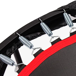 Round Kids Adults Trampoline With Handle Bar Fitness Foldable Pad Outdoor Exercise Home Toys Jumping Bed For Workout