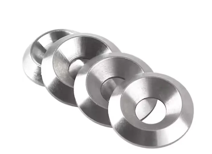 Custom 304 stainless steel  conical gasket parallel fisheye decorative countersunk washer