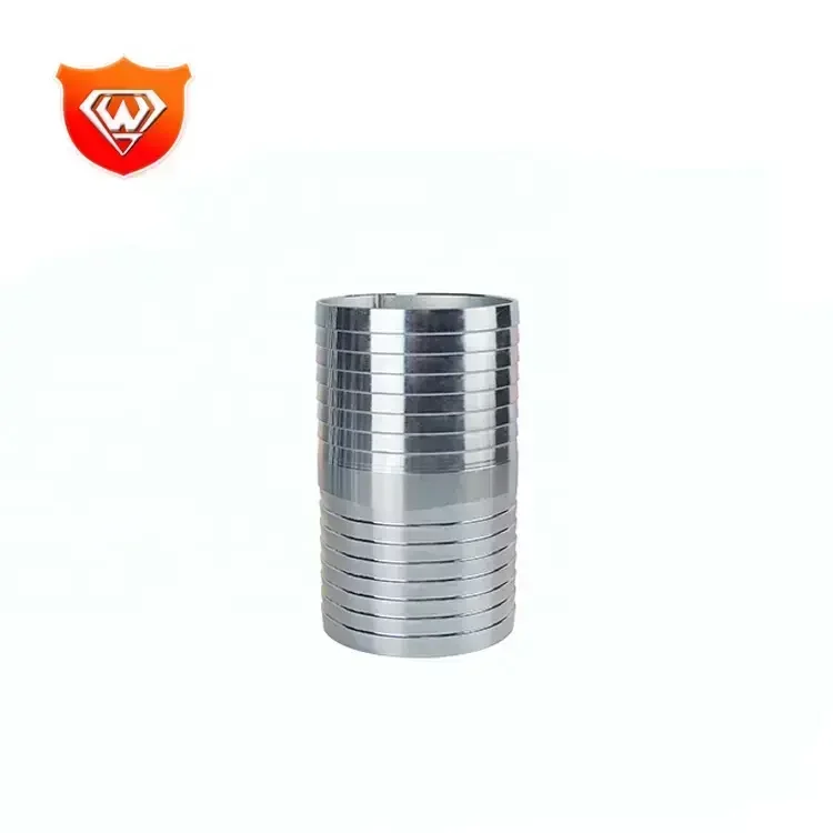 Hose End Steel Couplings White Zinc Plated Hose Mender Threaded Pipe Coupling Fittings Socket