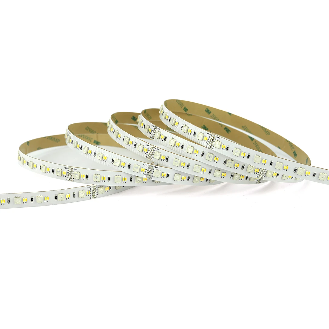  Светодиодная лента DC24V 5050RGB + 3014WW 3014CW rgb