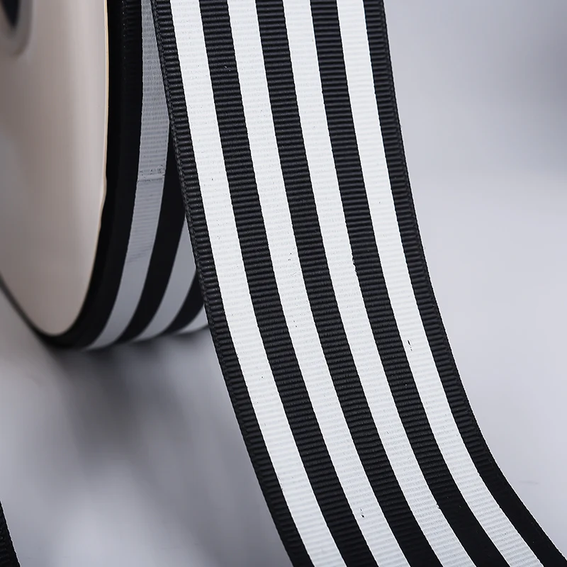 Factory wholesale Custom personalized logo  printing ribbon  Personalized grosgrain ribbon bow