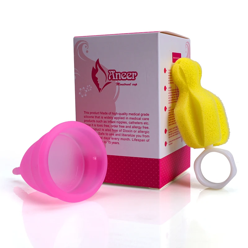 Wholesale Menstrual Cup Sterilizer Durable 100% Medical Silicone Lady Organic Copa Menstrual Cup
