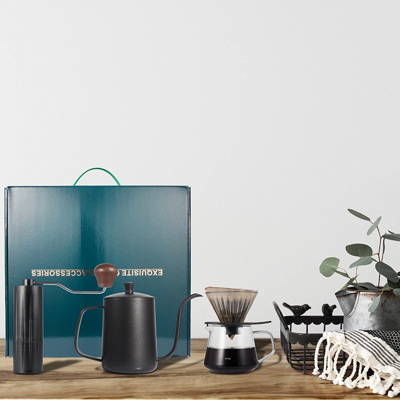 Лидер продаж, портативный ручной измельчитель, кофейник, капельный горшок, набор инструментов для кофе