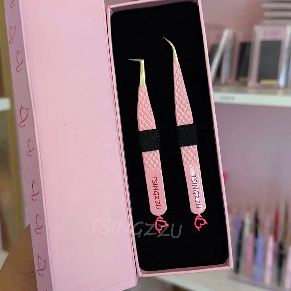 1 шт. Профессиональный пинцет для наращивания ресниц