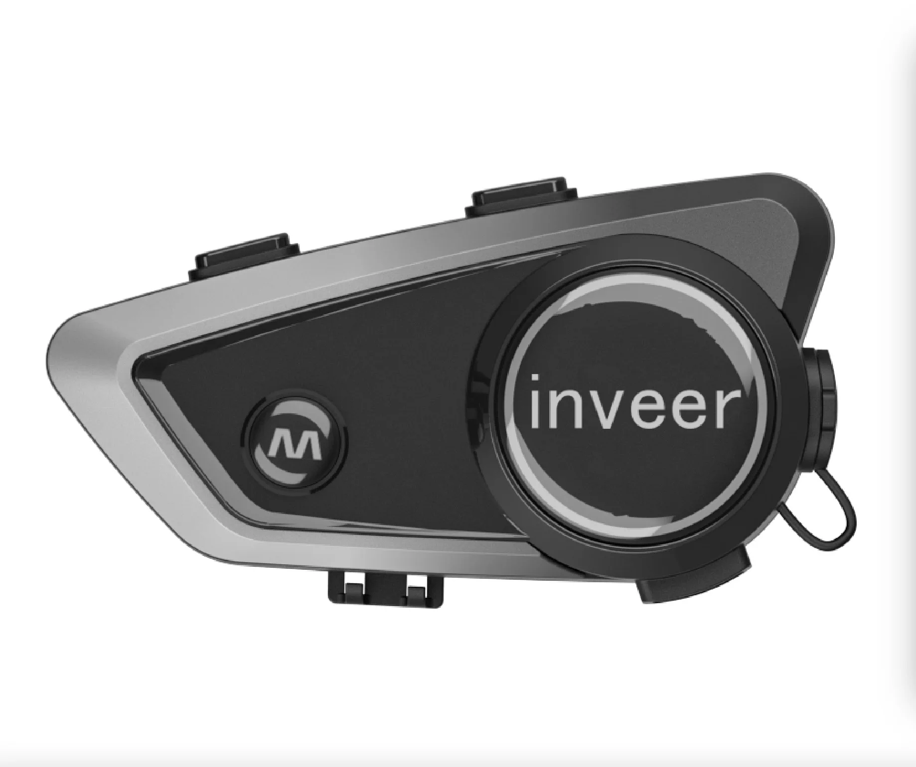 inveer  45hrs longstandby IPX67 waterproof  BT function Motorcycle Intercom helmet headphones  with colorful Led backlight