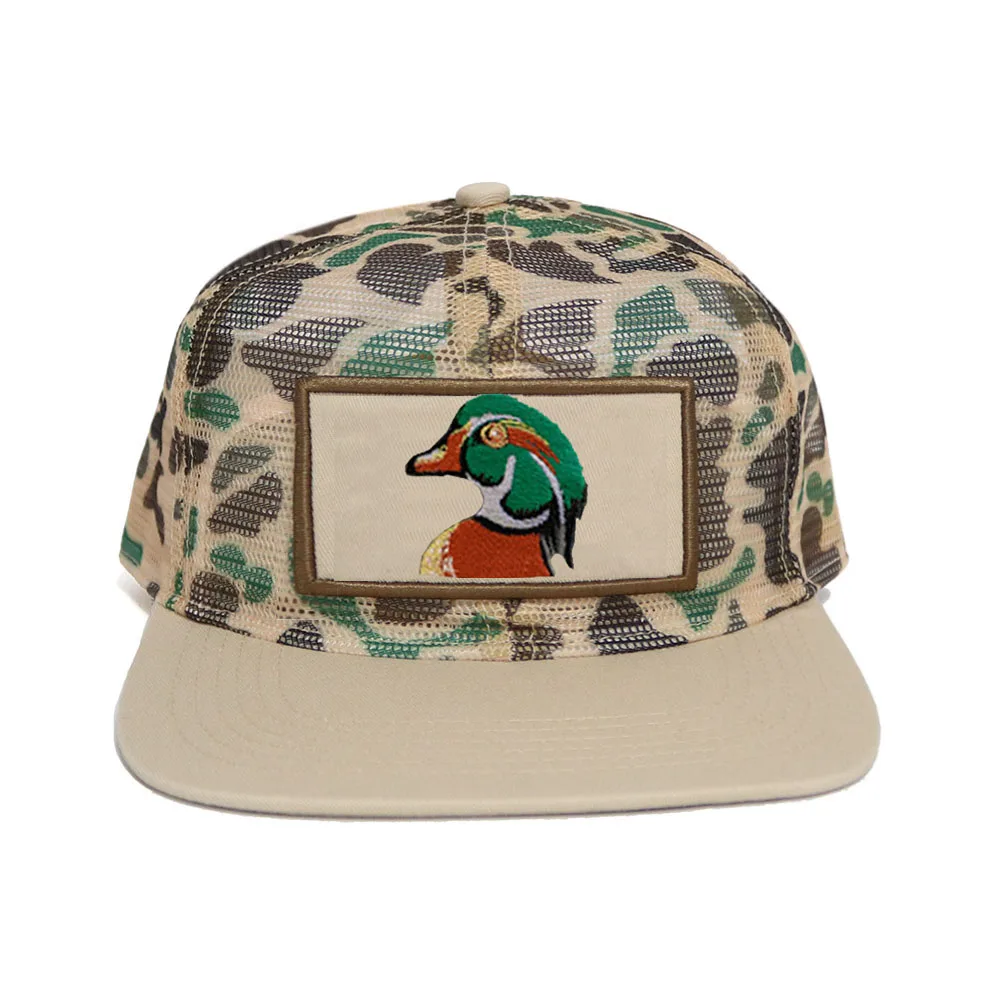 full-mesh ripstop custom embroidery printing unstructured old school outdoor hunting Unisex Camo Hunting unstructured camo cap