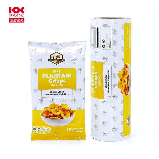 Пластиковая пленка для упаковки пищевых продуктов на заказ картофельных чипсов закусочных