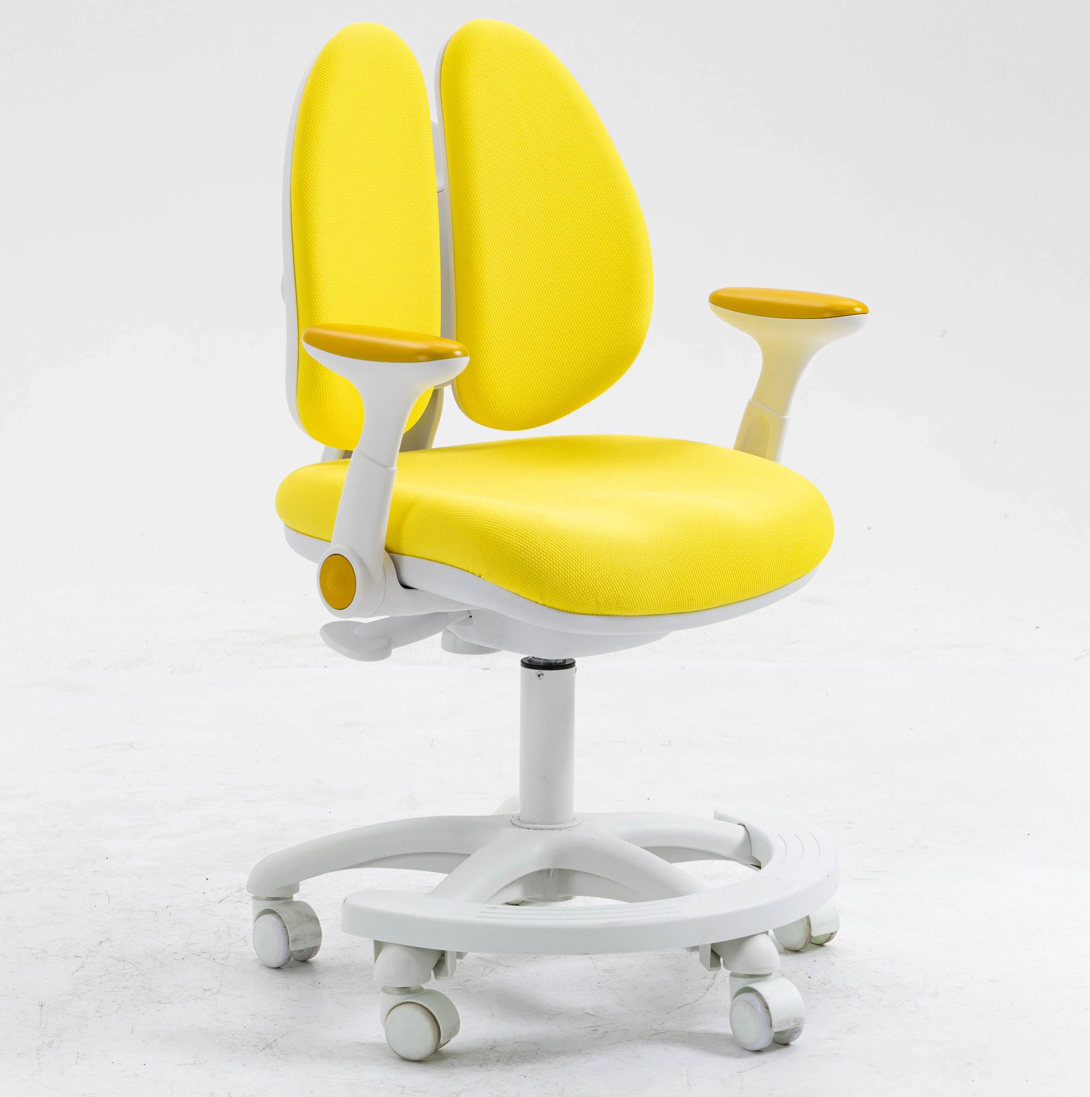 Wholesale kids growing chair children furniture ergomomic height adjustable comfortable with 90 degree rotate armrest