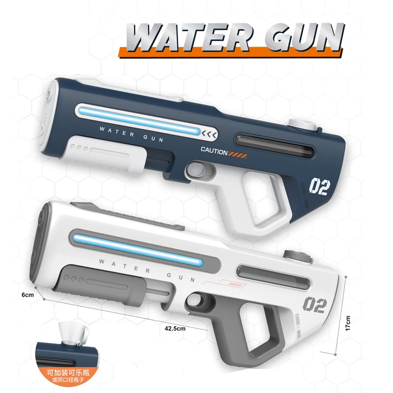 Outdoor Game Summer Water Playing Squirt Guns Toys Electric Automatic Shooting Water Gun Toy For Kids