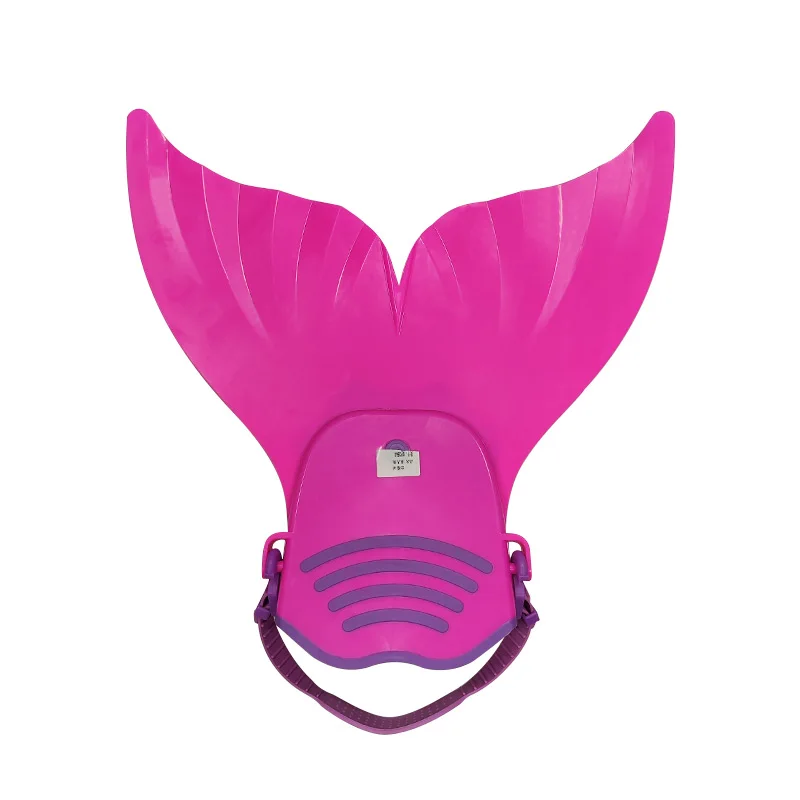 Boy girl children single piece swimming mermaid fins diving frog shoes one-piece whale tail fins