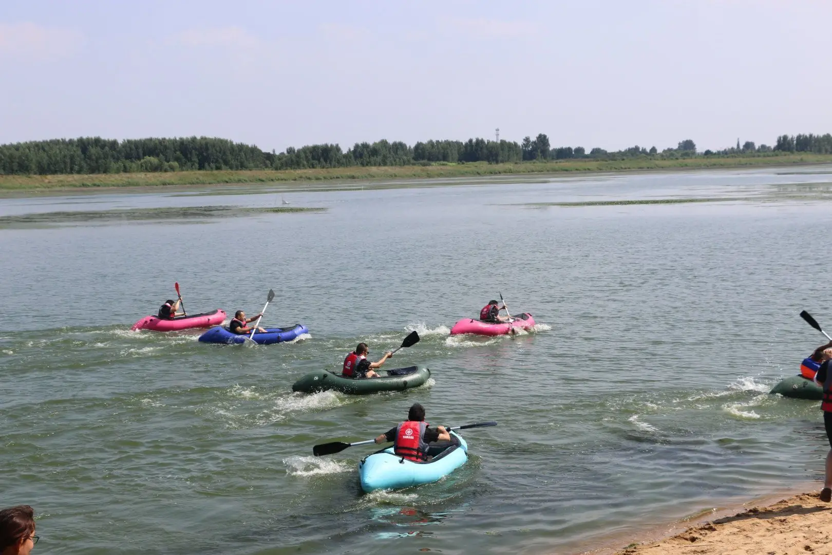 Cheap Float Tube Kayak 2 Person Canoe Inflatable Packraft Manufactures Rowing Boats Price