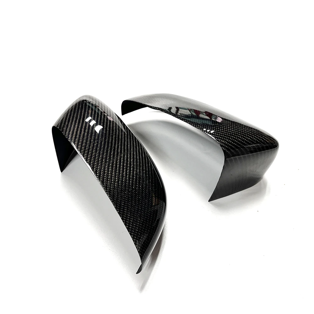3K Glossy Twill Carbon Fiber Mirror Covers Caps Car Mirror Outside Shell