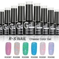Бесплатный образец RS Nail heyuan Завод УФ Гель-лак для ногтей сырный гель лак 8 мл/10 мл/15 мл индивидуальная