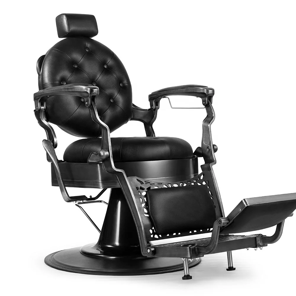 Antique barber chair salon arm chair Reclining beauty salon Chair For Haircut Waxing Shaving Silla de barberia