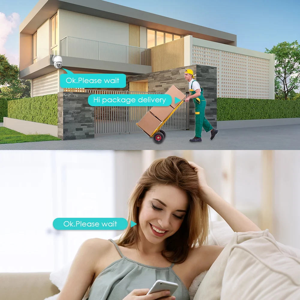 5MP Wireless IP Camera 3MP 5X Zoom Outdoor waterproof WIFI PTZ Speed Dome Camera HD 1080P 2MP AI Auto Tracking CCTV Camera