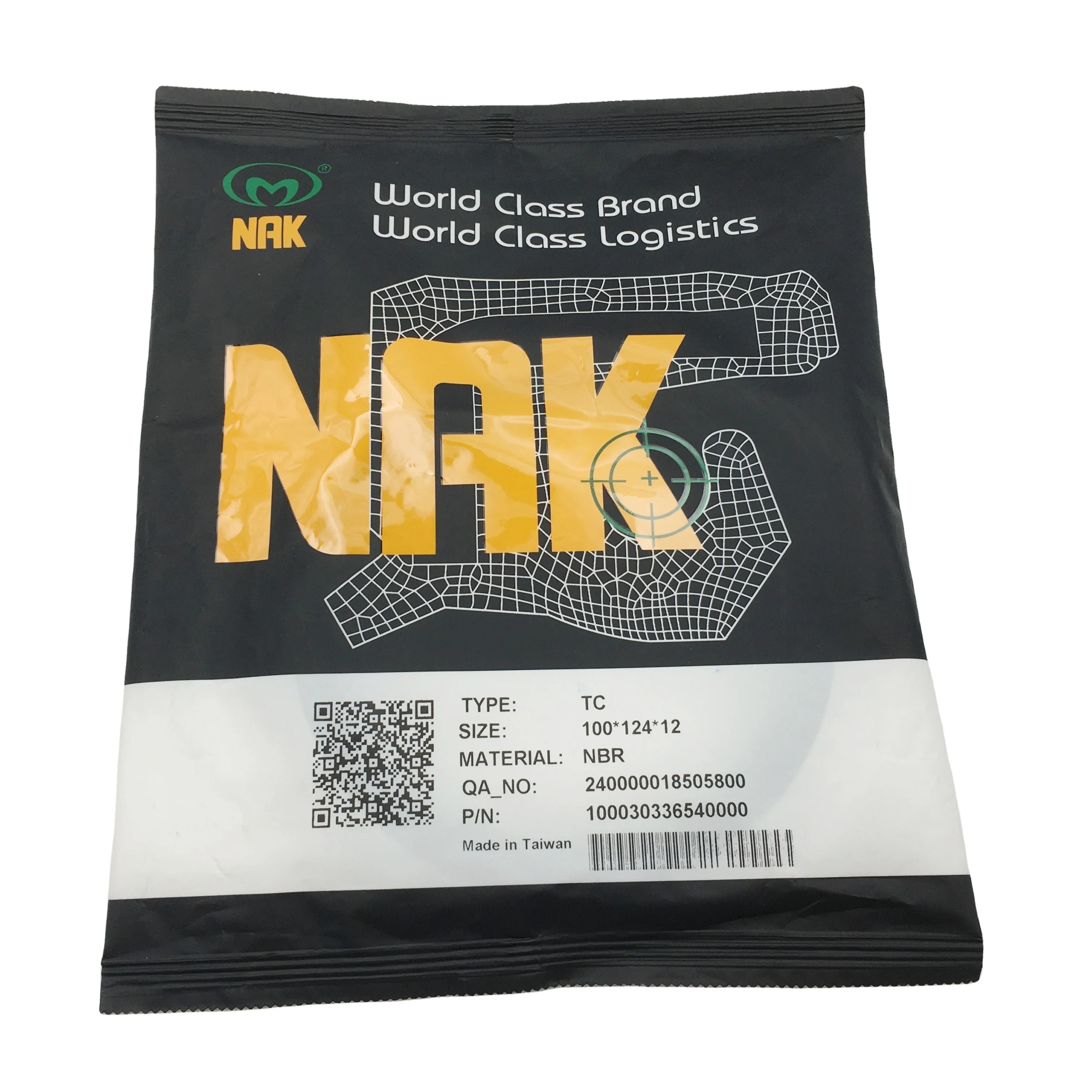 NAK TC Oil Seal 100*124*12mm Oil  Resistant Skeleton Oil Seal  for Construction Machinery Diesel Excavator