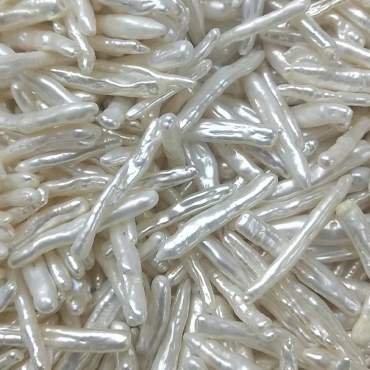 
10mm 11mm 12mm 3A Grade Good Quality Real Fresh water genuine freshwater natural nugget baroque pearl bead strand string 