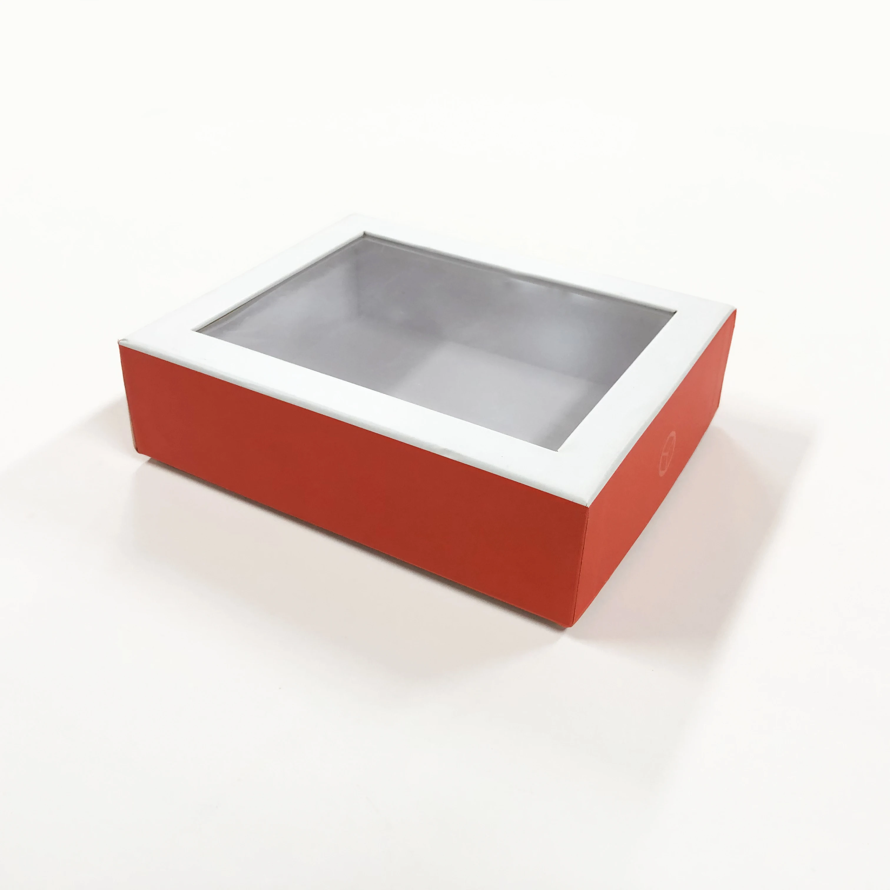 china supplier custom cheap window jewelry packaging paper box with transparent lid