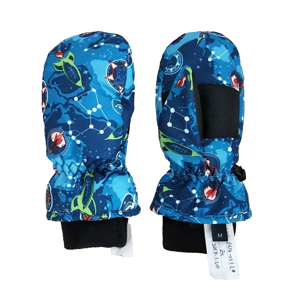 colorful winter waterproof ski gloves for infant