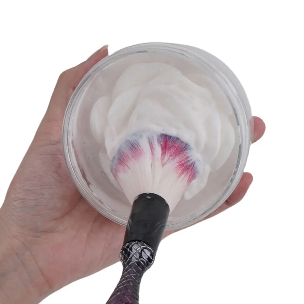 Welcome to customize different scent of flower soap makeup brush cleaner with your flower shape design