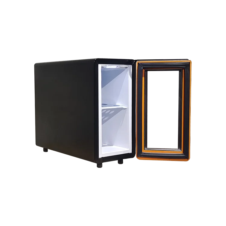 Meisda SC08E Small Milk Fridge Glass Door 220V Compressor ROHS Certified Display Cooler for Coffee Machines