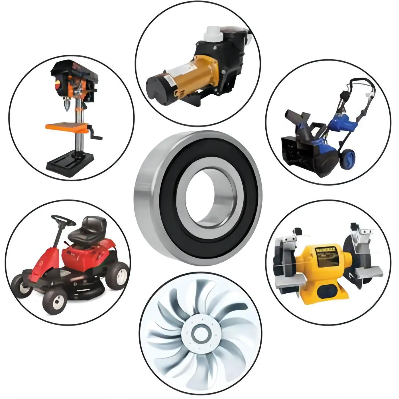 SKF Bearing Manufacturer Ceramic Bearing For Bicycle Deep Groove Ball Bearings 6306 For Construction Works