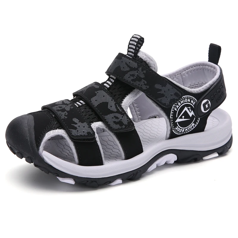 2021 New kids hiking closed toe sport beach sandals for boys