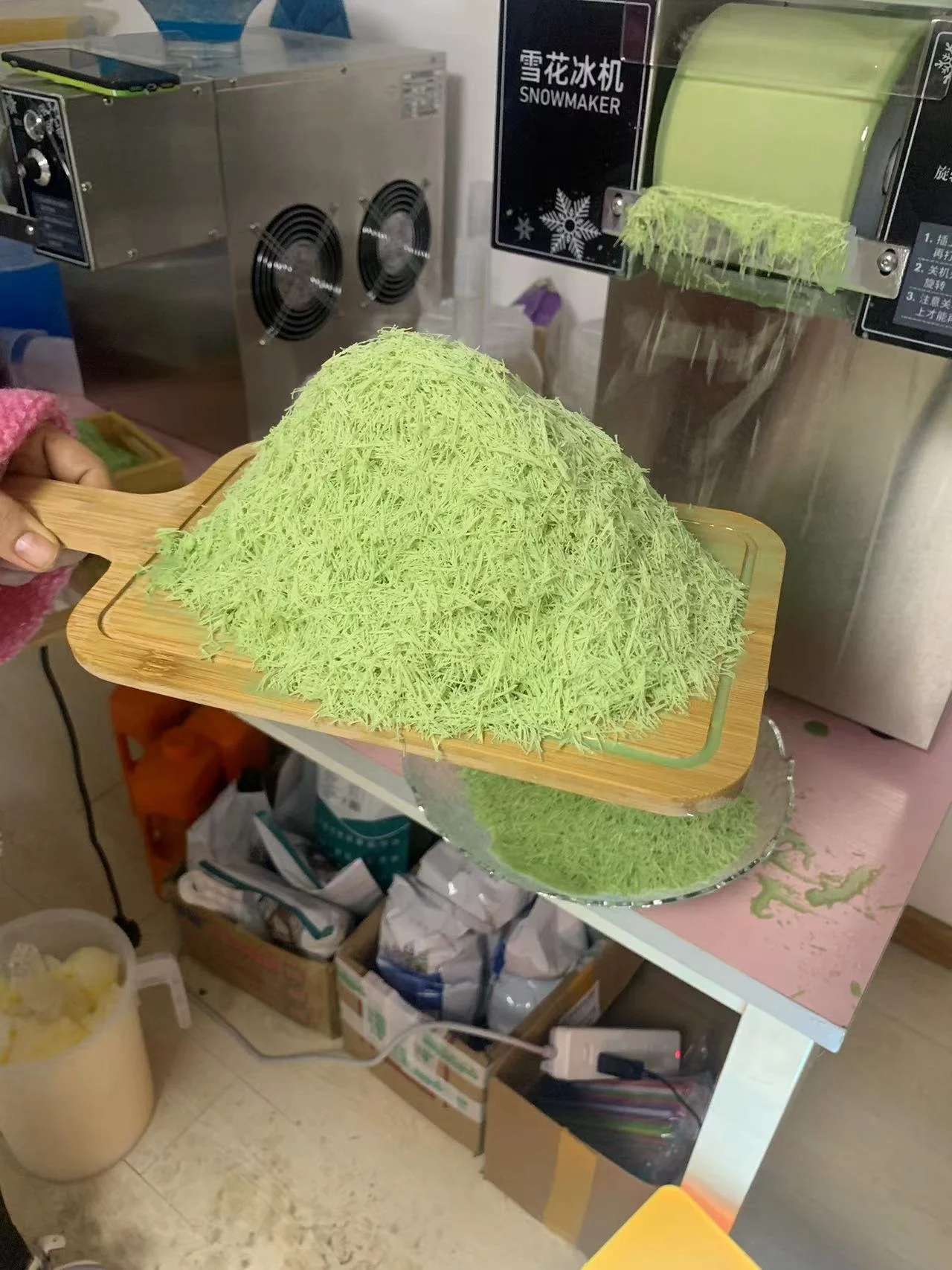 High Quality 60KG/Day bingsu snow ice machine stainless steel edible snow ice maker machine