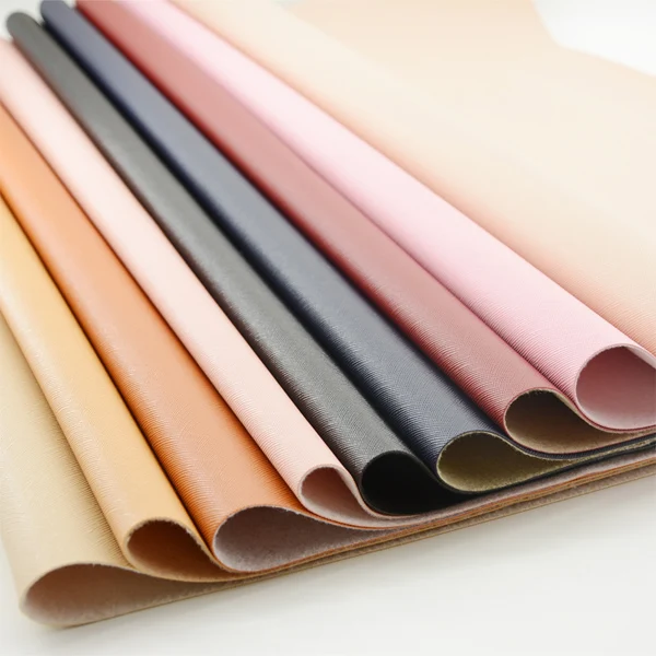 Cuero artificial de PVC cruzado para equipaje