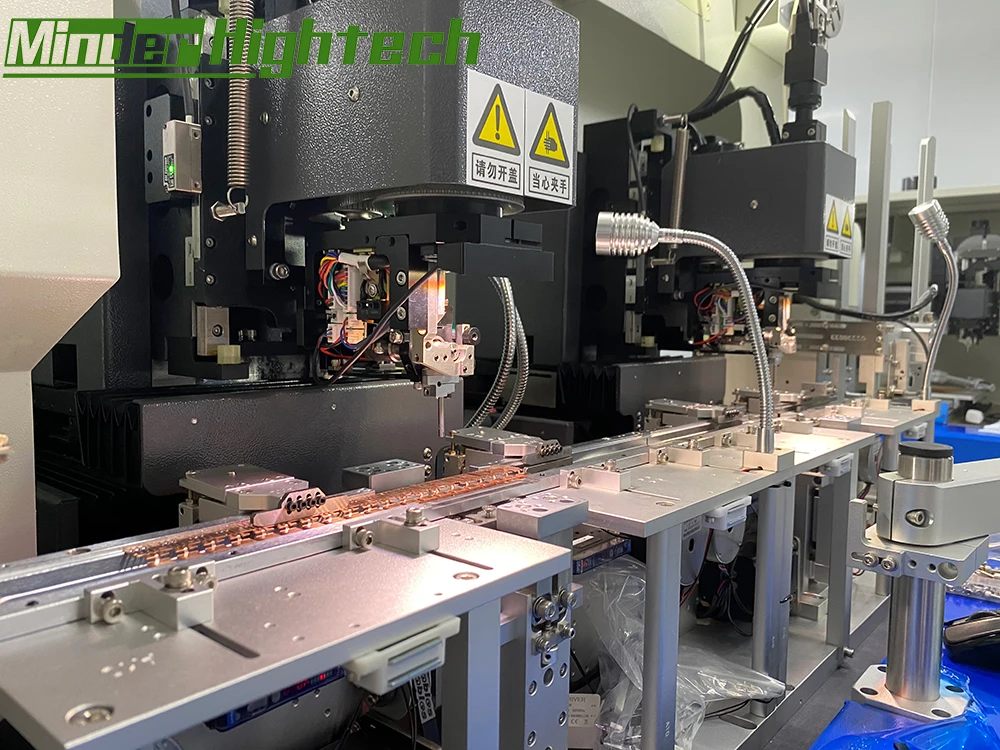 three welding head/Automatic Ultrasonic Lithium Battery Wire Bonding Machine/18650 battery pack