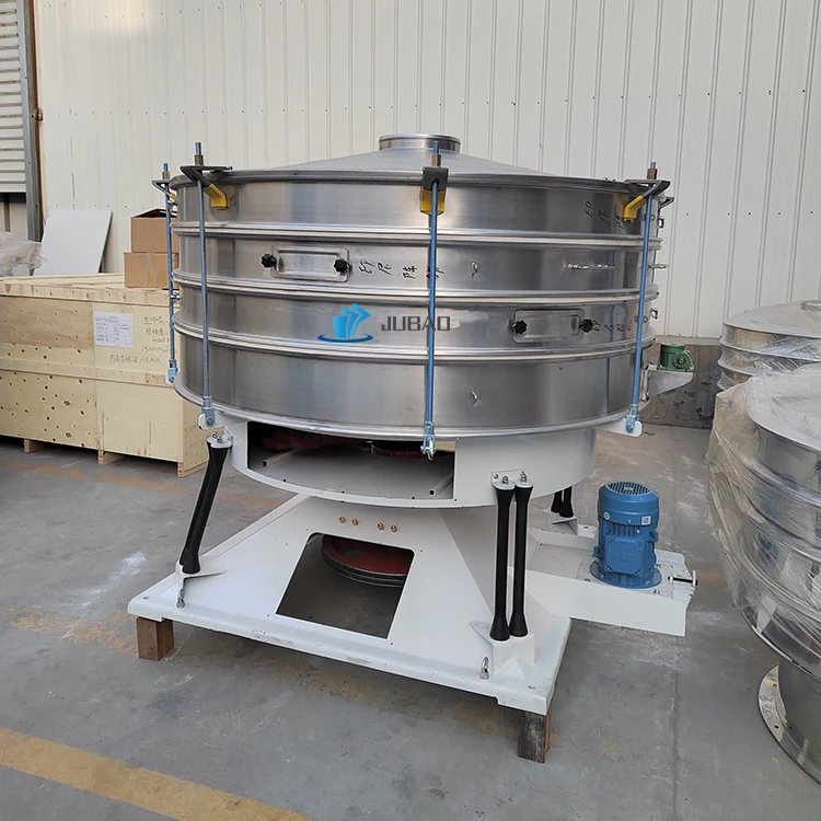 Rubber particle screening vibration equipment manufacturer all 304 material swinging screen machine