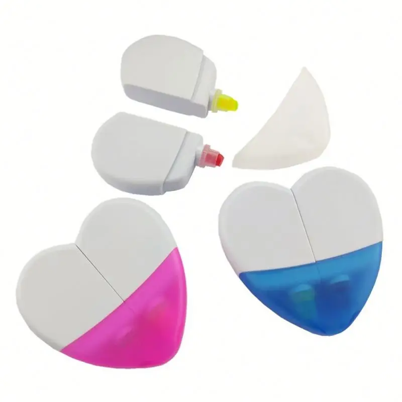 heart shape solid highlighter