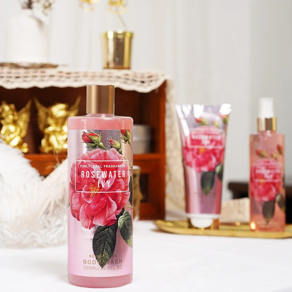 Daily Moisturizer Cherry Blossom Body Wash Bath Glitter Gel Foam Milk Bath Bubble Shower Gel