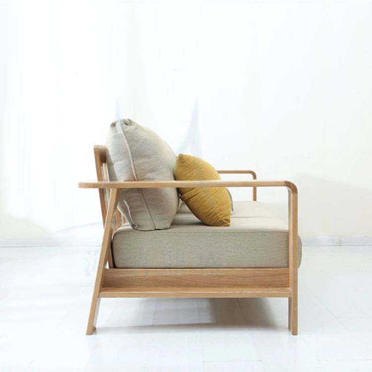 Customized professional high-end home furniture fashion wooden legs durable comfortable environmental sofa