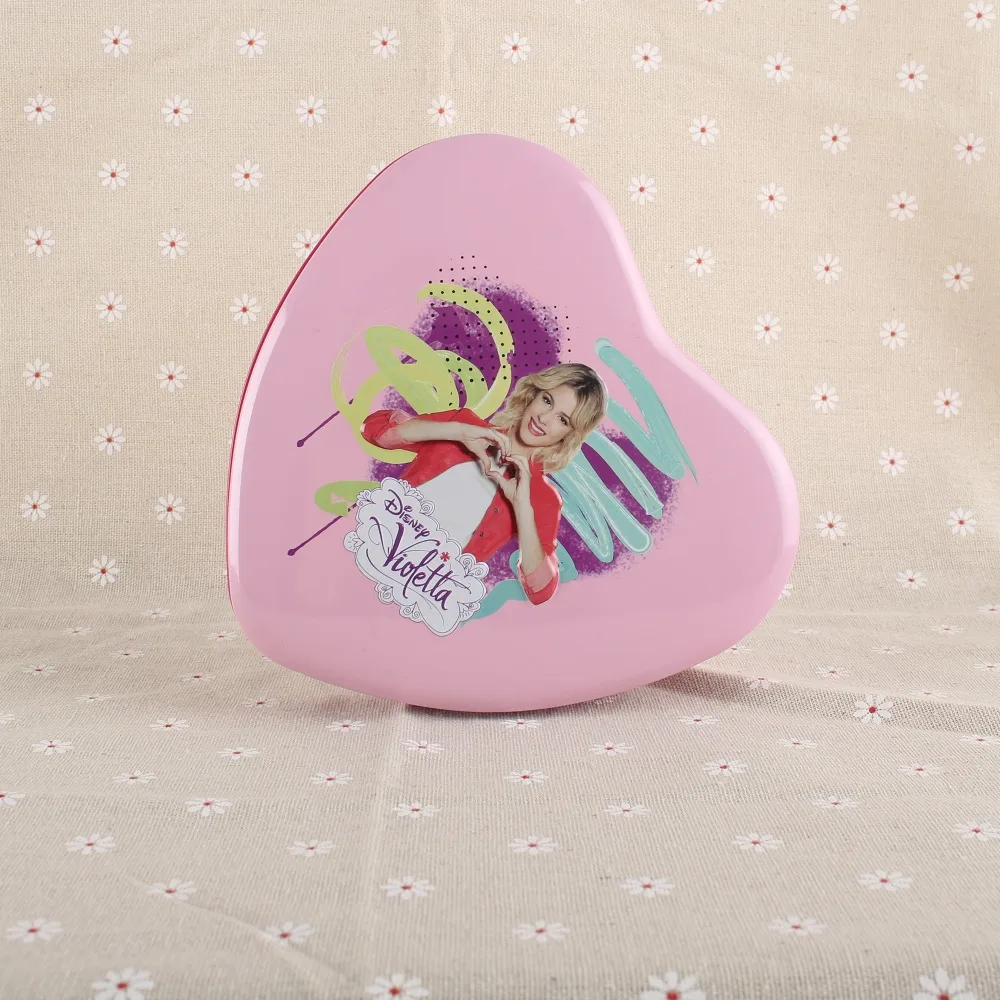 New Design Empty Custom Printed Rectangle Gift Chocolate Candy Heart Shaped Tin Box