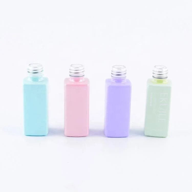 Wholesale Rectangle Shape Custom 8ml Nail Polish Bottle Glass Bottle Nail Polish