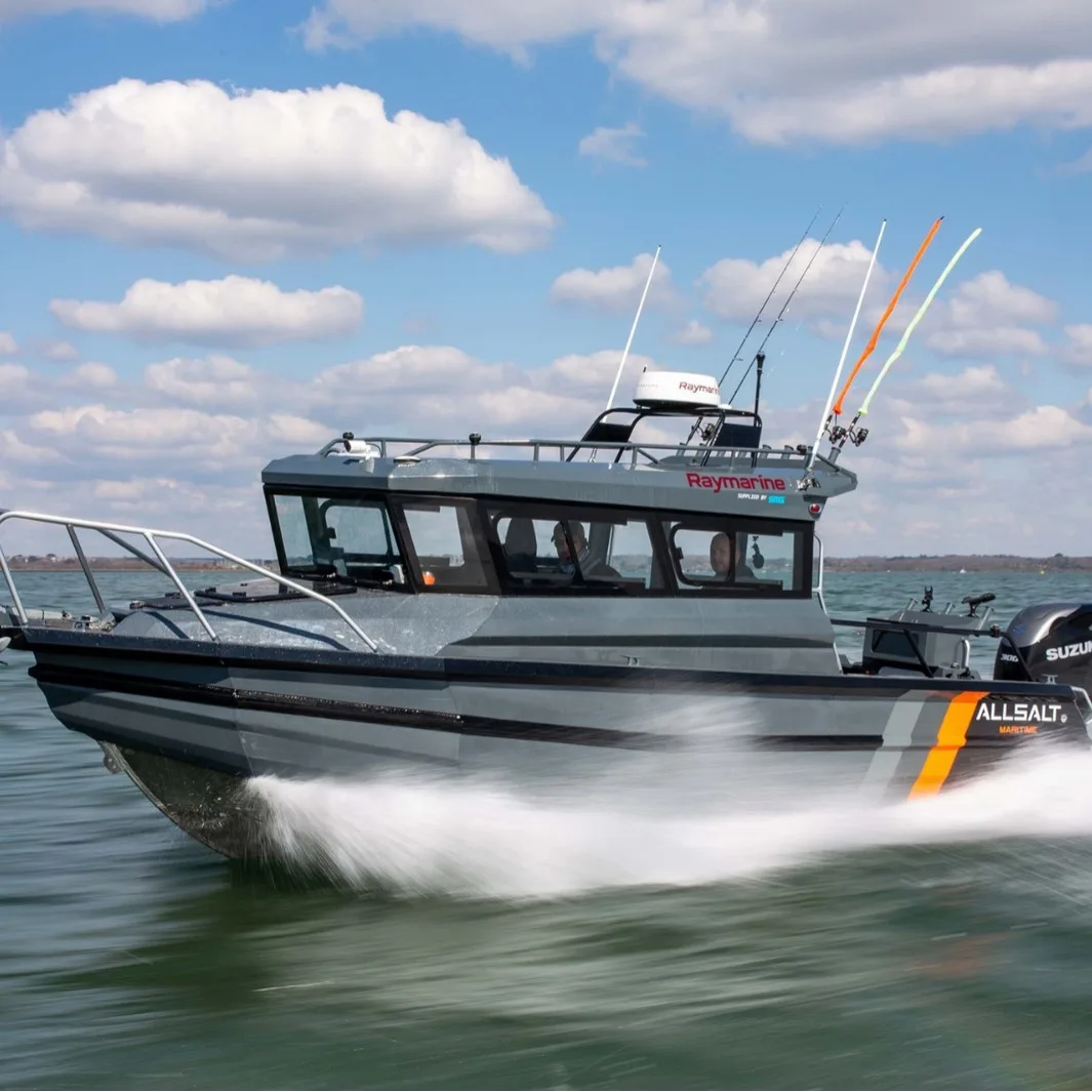 Professional Thickened Reinforced Aluminum Alloy Fishing Boat New Sea/Ocean Fishing Boat with Gas Fuel