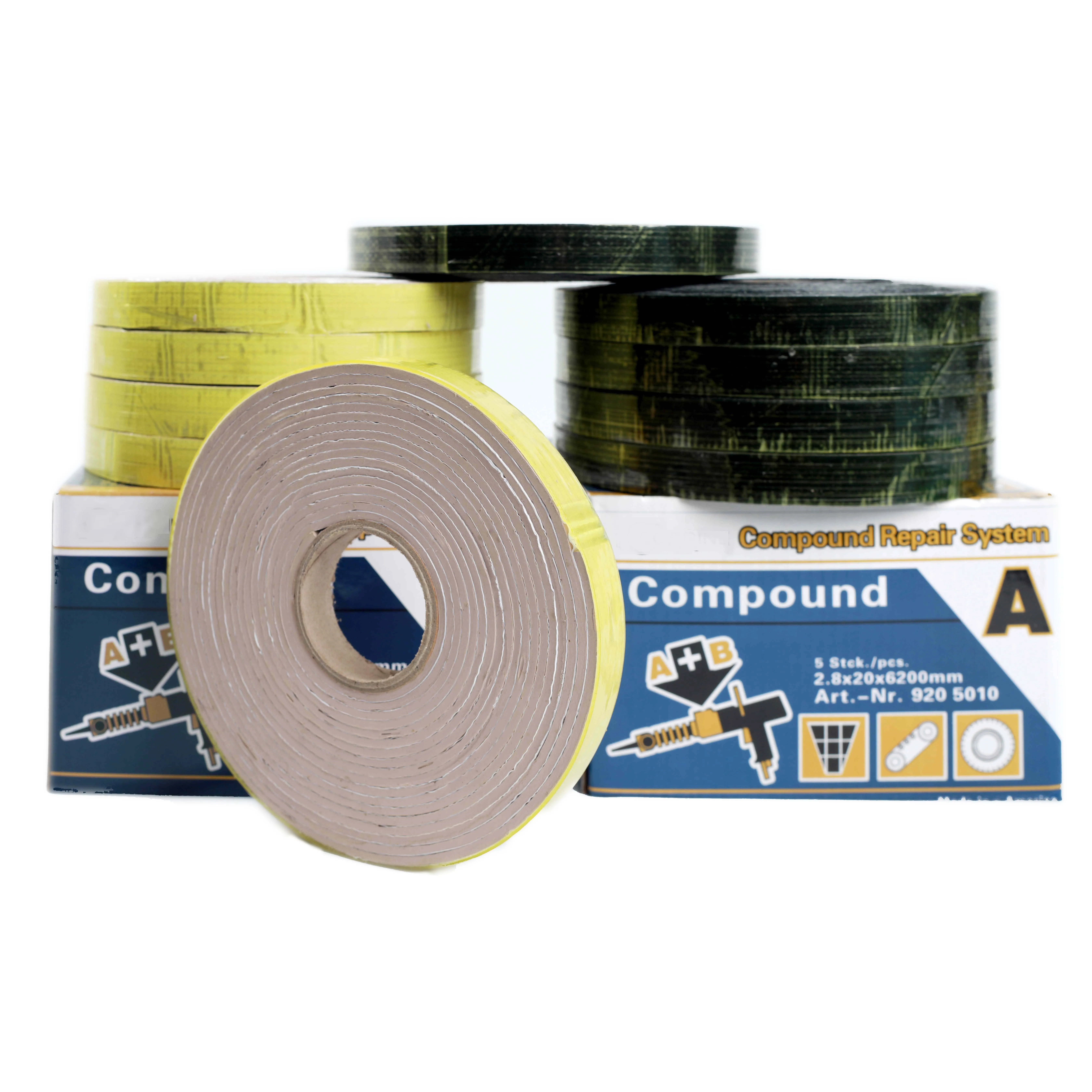 High quality made in China two Component Repair Strip(compound A+B), T2 extruder gun