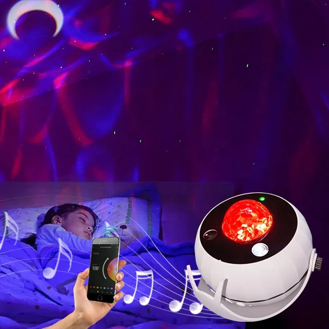 Star Master 360 Degree Rotation Sky Starry Light 8 Multicolor 3d Night lamp Projector Kids Led Star Night Light