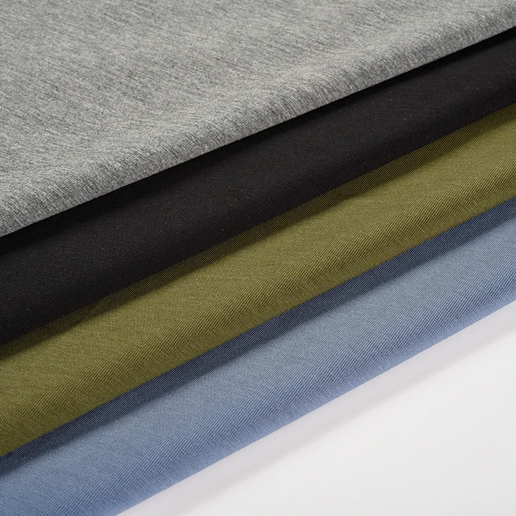 Hot Selling T Shirt Fabric Spandex Istanbul Cotton 46.5% Modal 46.5% Spandex 7% T Shirt Fabric Material