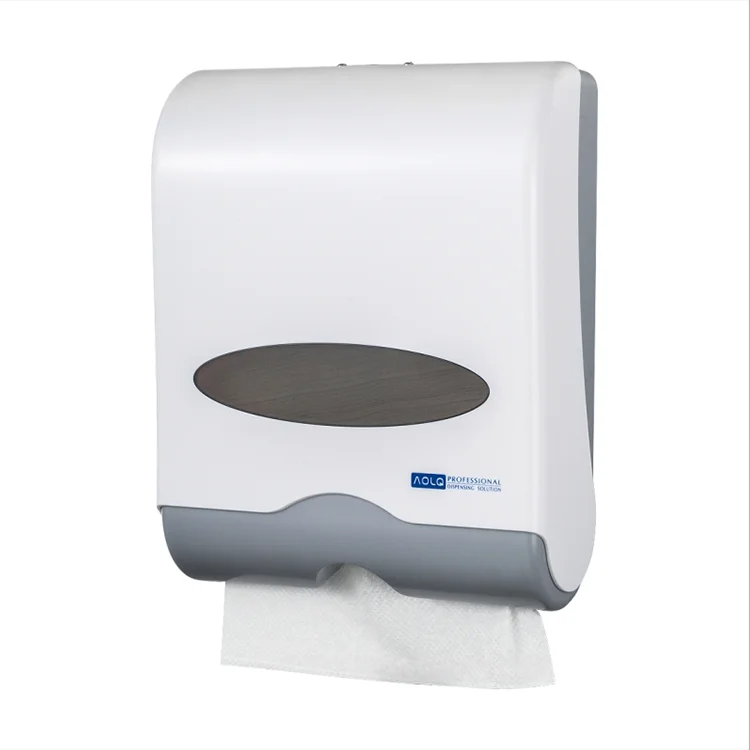 Factory Price Plastic Wall Mounted Multi Fold Paper Towel Dispenser Plastic Toilet Roll Tissue Paper Towel Dispense
