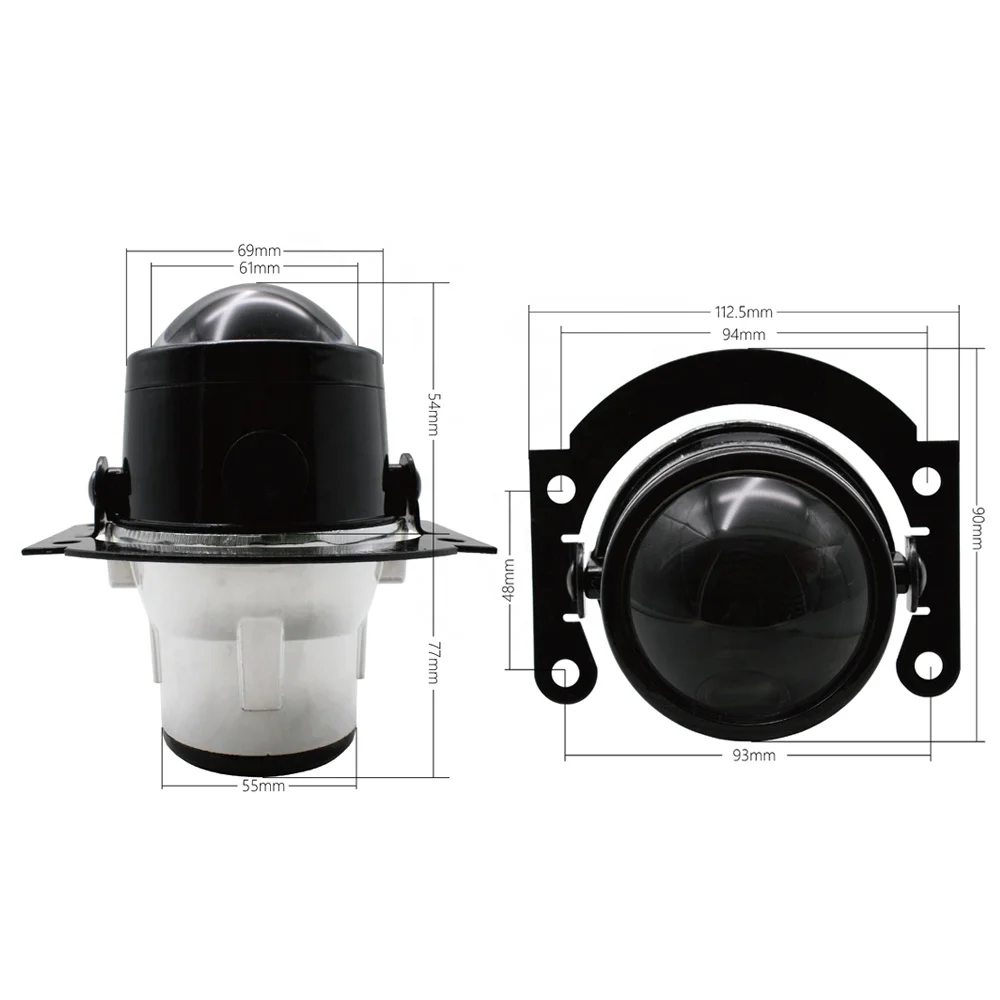 
TAOCHIS Car-styling 2.5 fog lamp Bi-xenon projector lens dedicated For MITSUBISHI LANCER SPORT BACK H11 hid xenon light bulb 