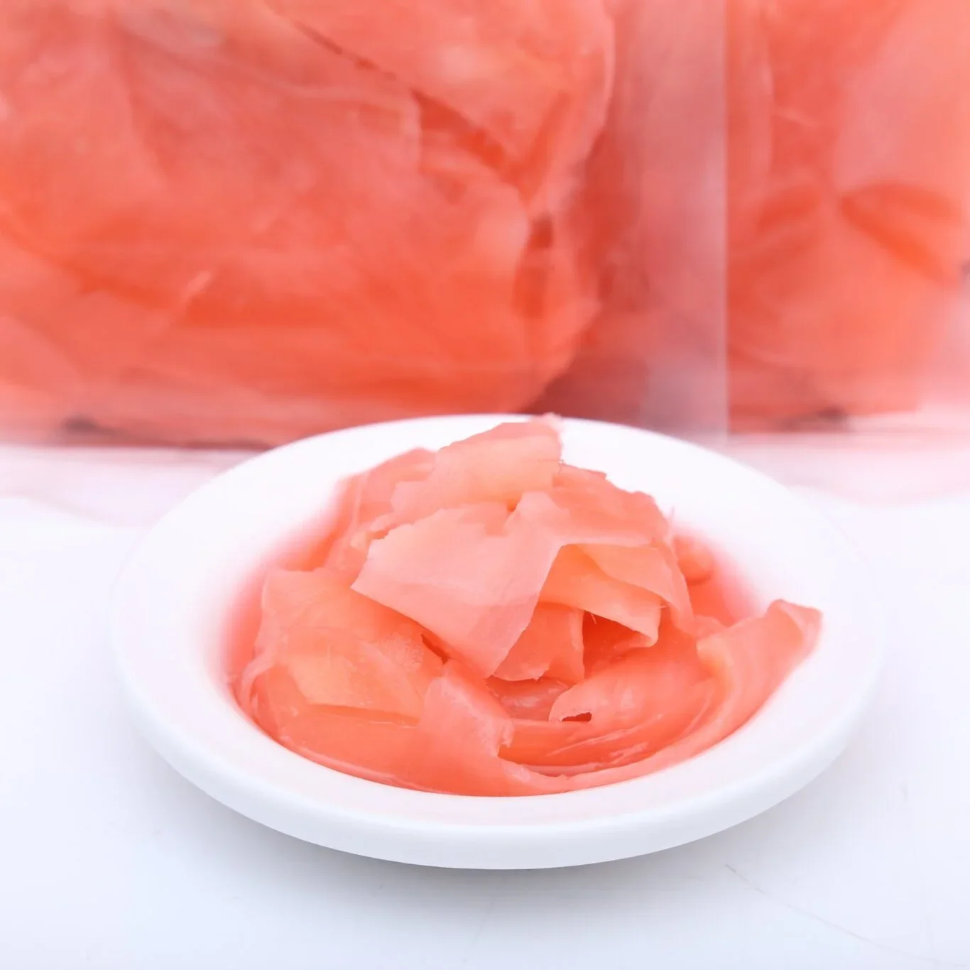 Health Food Ginger Frozen Vegetables 1KG Package Ginger Organic Sweet Pickled Pink Sushi Ginger
