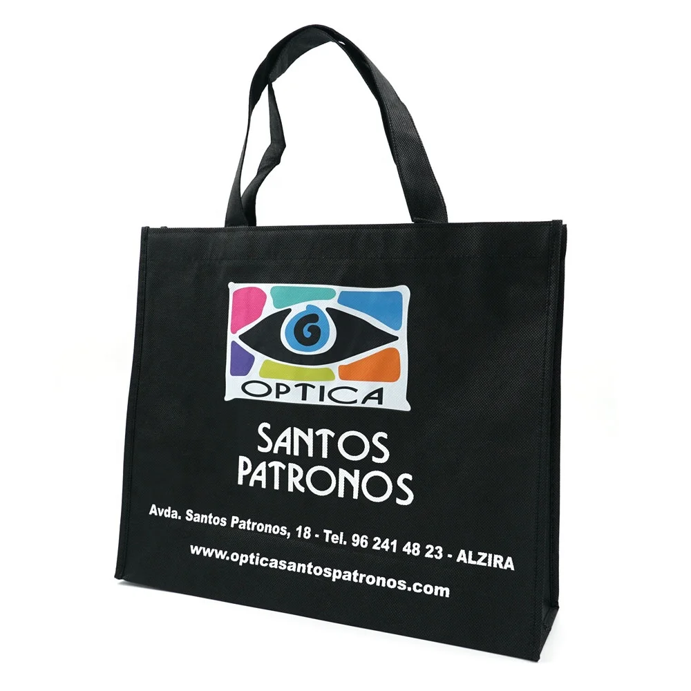 portable nonwoven tote bags Reusable Custom  nonwoven Shopping Bag Eco-Friendly Recycled Non-woven clothing shopping bag