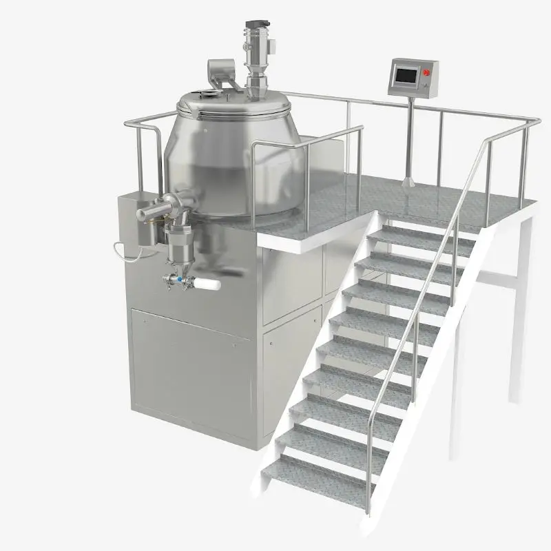 High Efficiency Rotary Shear Wet Type Mixing Grain Granulator For Powder Granulation Machine