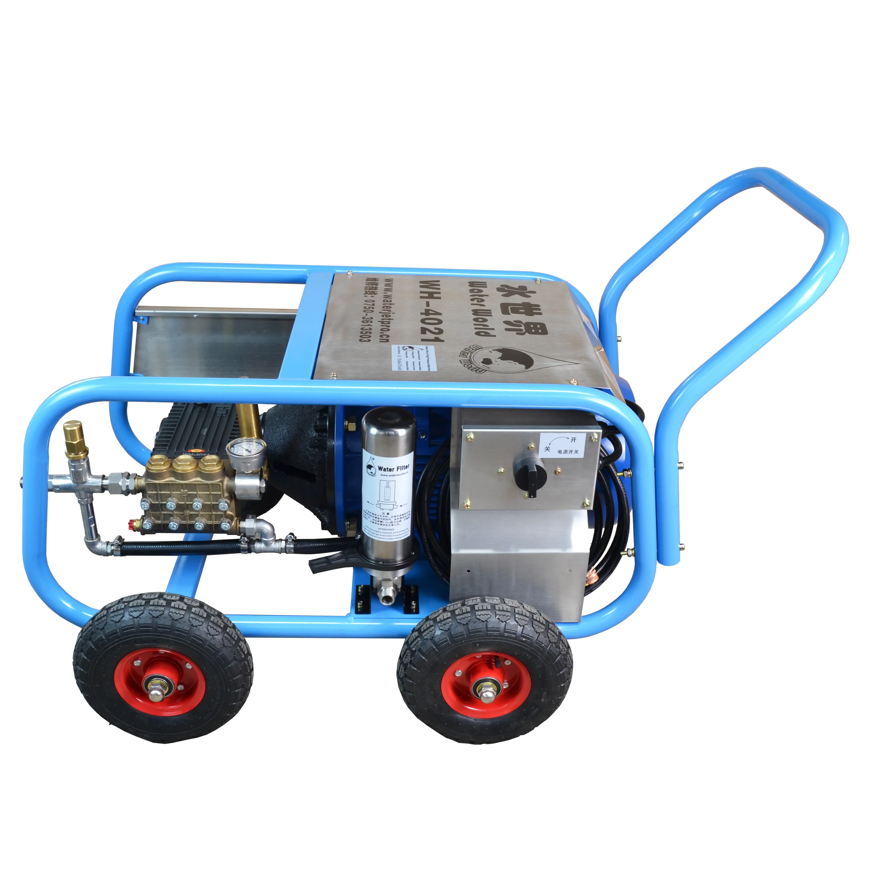 5920 PSI hydro jet cleaning surfaces high pressure water sand blasting machine