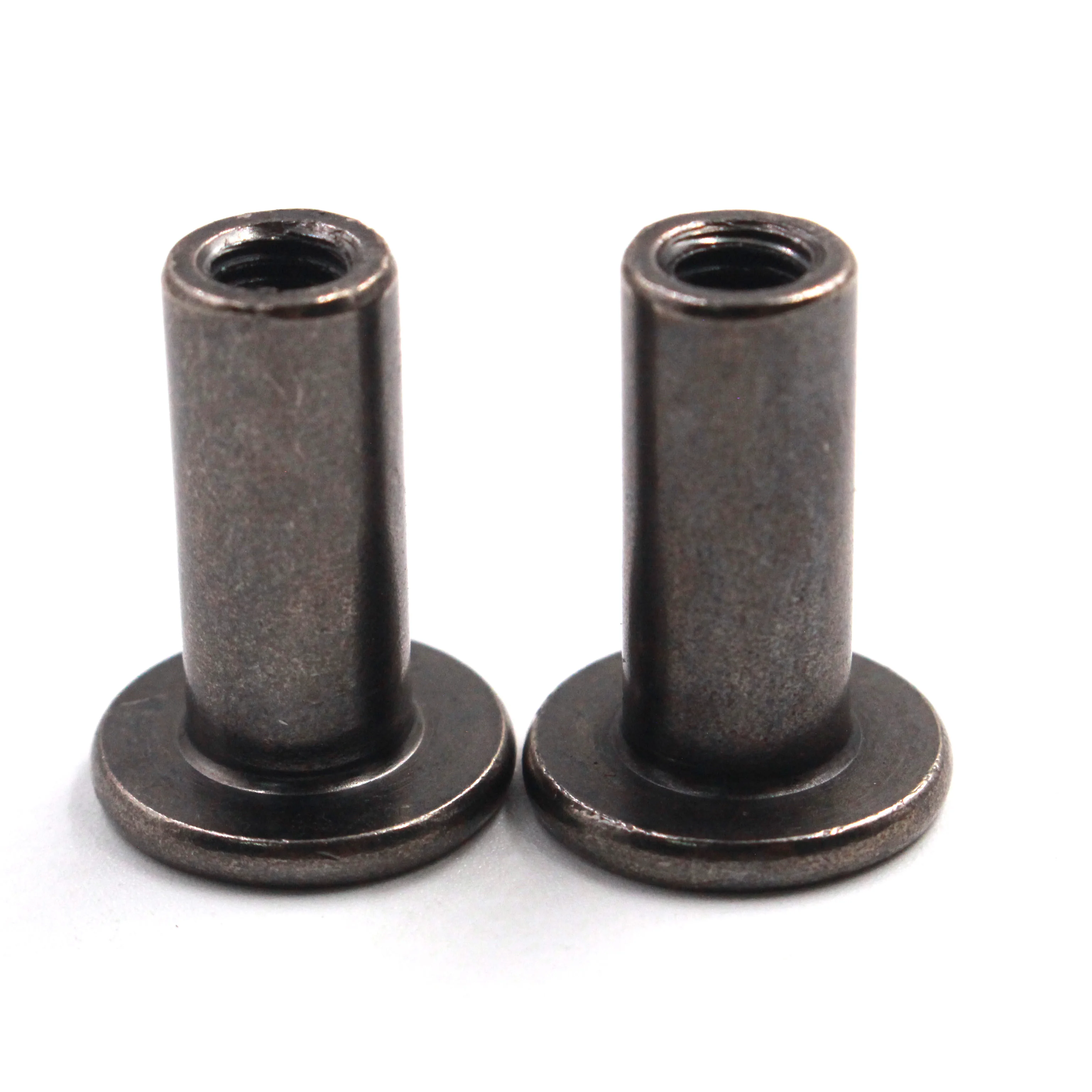 M5x18.4 Custom Special Carbon steel Nuts Black nickel Hexagon Socket  Blind Nut sleeve  Barrel  Nut
