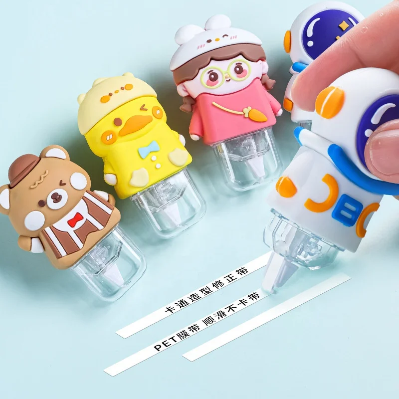 Wholesale Cute Cartoon Style Correction Belt Student Supplies Gift Decorative Plus Correction Tape Correct