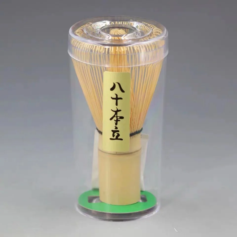 Custom Logo Wholesale 100%Natural Handmade Bamboo Matcha Whisk Set-Matcha Whisk Traditional Scoop Tea Spoon