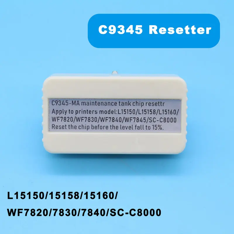 Chip C9345 Maintenance Tank Resetter For Epson L18050 L8050 L15150 L15160 L15158 L6578 WF-7820 7830 7840 4830 4820 16600 16650